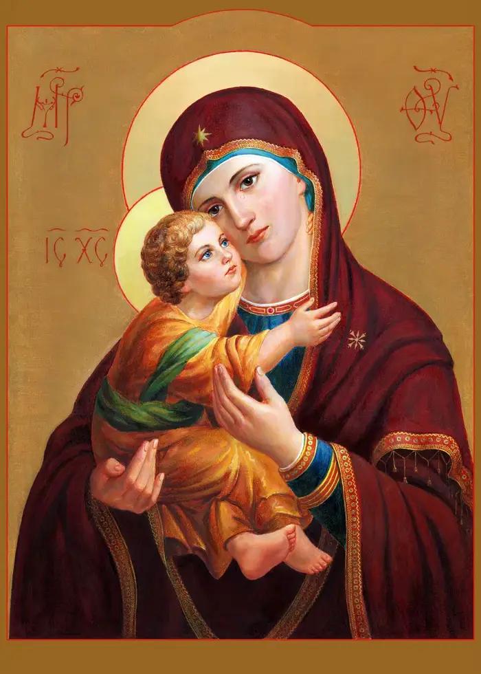 Affiche de peinture sur toile de la série religieuse de Jésus et de la Vierge Marie, impression d'ar