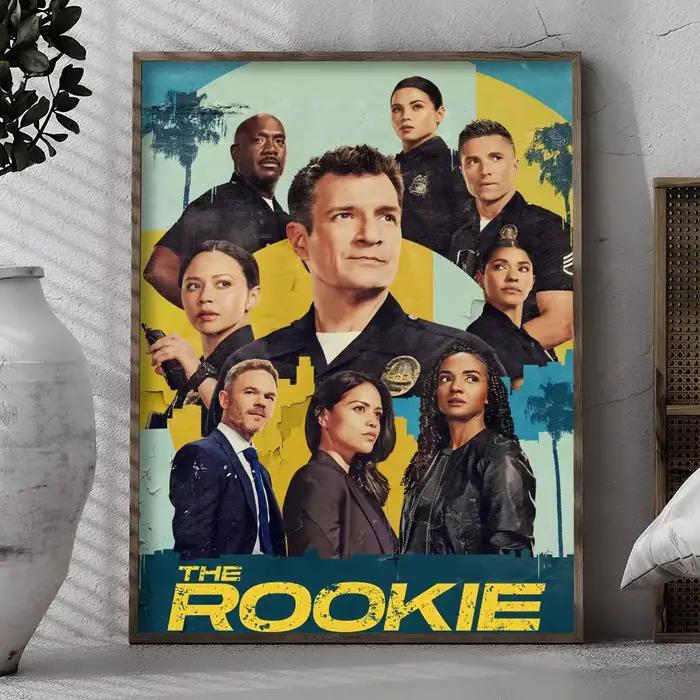 Affiche du film classique The R-Rookie, toile de peinture durable, affiche murale suspendue, décorat