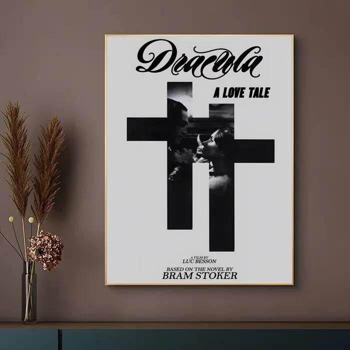 Film Dracula A Love Tale Poster HD Art mural auto-adhésif imperméable – Utilisation multi-scènes, ch