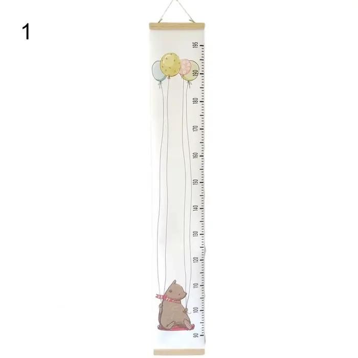 Tableau de croissance mural en bois pour bébé, décoratif, avec règle de mesure de la hauteur, autoco