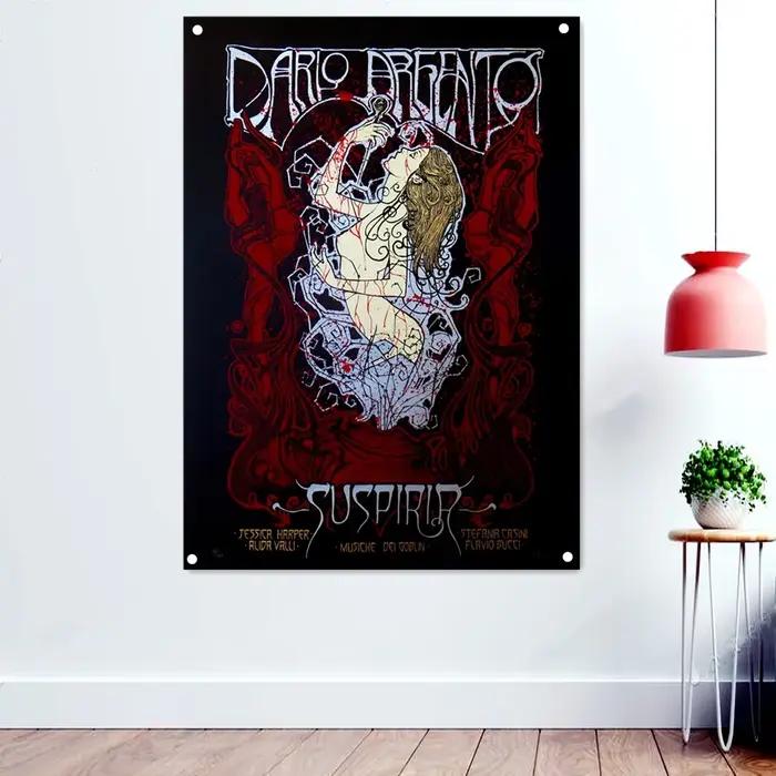 Papier peint pour décoration murale, affiche d'artiste en métal mort, dessin effrayant, bande d'icôn