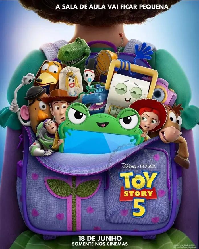 Affiche murale du film T-Toy Story 5, peinture décorative de dessin animé pour la maison, le salon, 