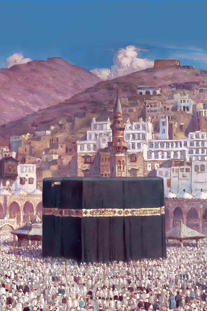 Masjid An-Nabawi Masjid Al Haram Masjid Al Aqsa affiche toile peinture impression islamique mur Art 