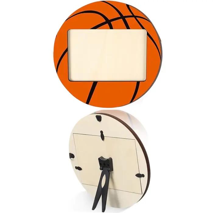 Lot de 1/2/3/4 cadres photo en bois sur le thème du basketball, présentoir de photos sportives, cade