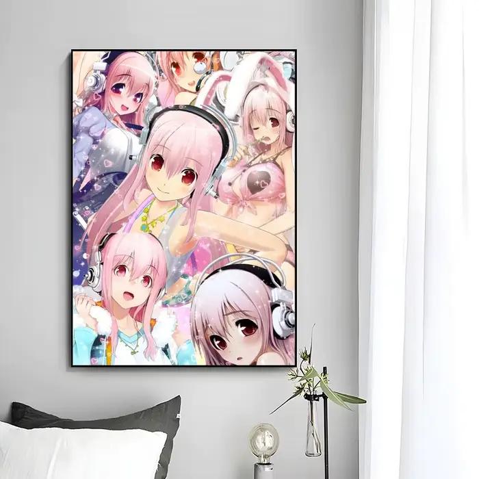 S-Super S-Sonico – affiche murale imprimée, affiche décorative, décoration murale, décoration de la 