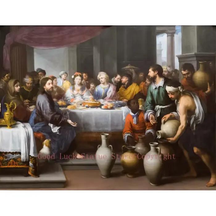 Peinture en gros | Mur de maison de bonne décoration, religion artistique, Bartolome Murillo le fest