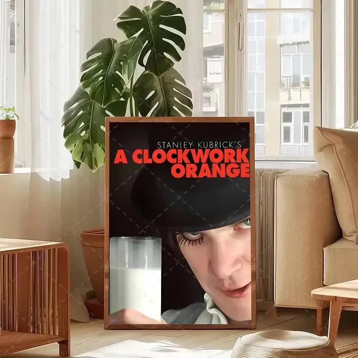 Affiche de film A-A Clockwork Orange avec impressions, décoration pour la maison, la chambre à couch