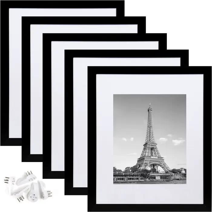 Ensemble de cadres photo en bois, cadre transparent pour affiches, décoration intérieure, à suspendr