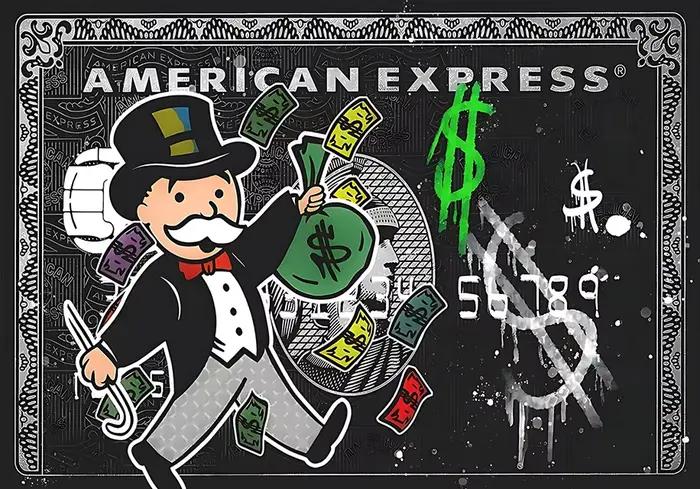 Affiches et impressions sur toile Alec Monopoly Express, peinture graffiti vintage, art mural, table