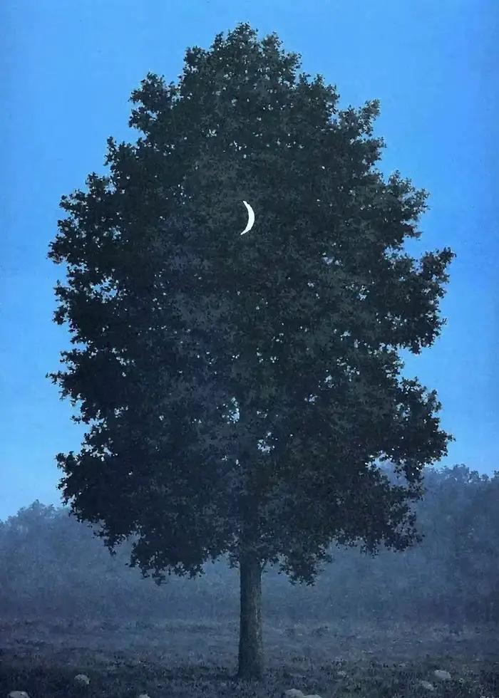 Rene Magritte-Peinture sur Toile avec Surréalisme, Reproduction d'Art Classique, Affiches Imprimées,