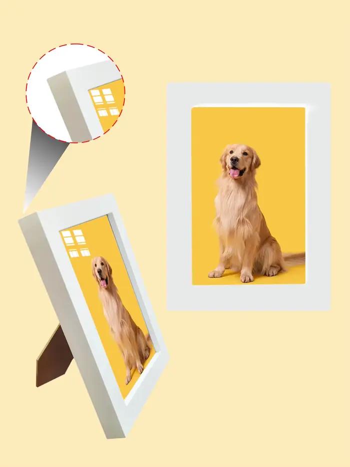 Cadre photo personnalisé 1 pièce, options de tailles multiples, peuvent être des cadres muraux, cade