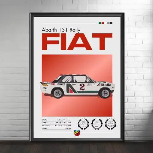 Affiche de la campagne des légendes du rallye, affiche d'art de course classique, impression sur toi