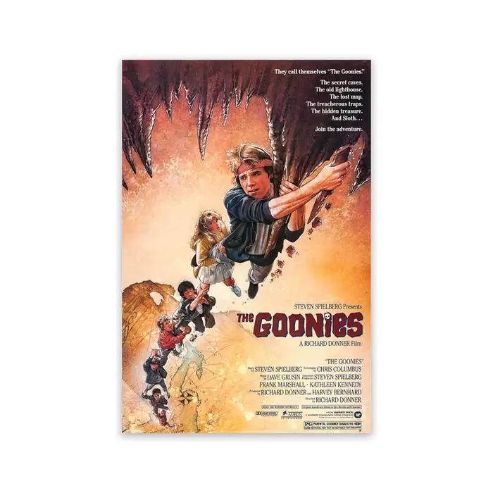 Affiche de carte au trésor des Goonies, impression d'art Vintage, Film de comédie d'aventure américa