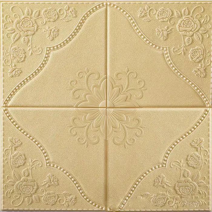 Papier peint auto-adhésif 3D pour décoration de plafond et de toit, papier peint mural de fond étanc