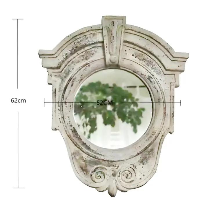 Miroir mural extérieur jardin et entrée décoratif suspendu Art Boho Style fond Accent pour chez l'ha