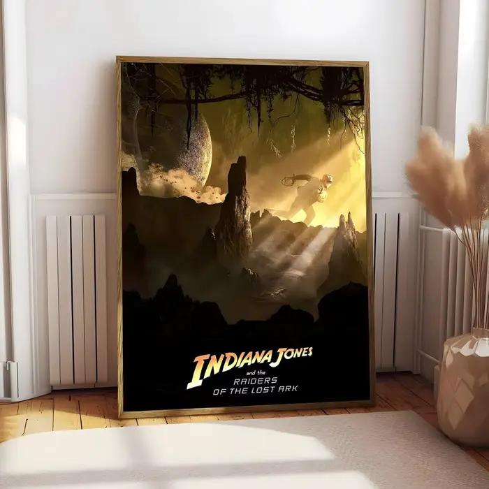 Affiche murale imperméable Indiana Jones et le Grand Cercle, décoration murale pour la maison, pour 