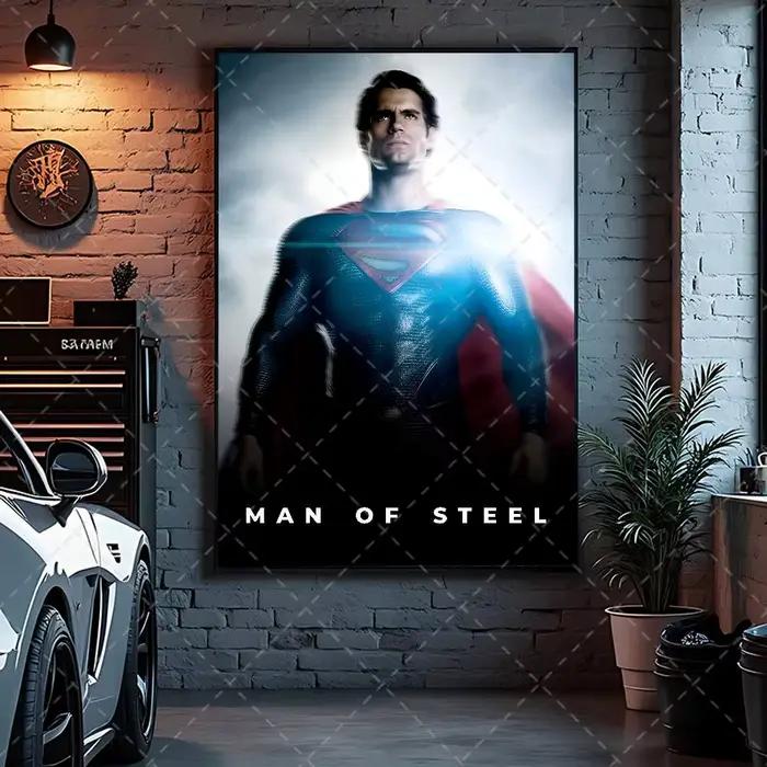 Beast Kingdom S-Superman – affiche artistique avec impressions, décoration pour la maison, la chambr