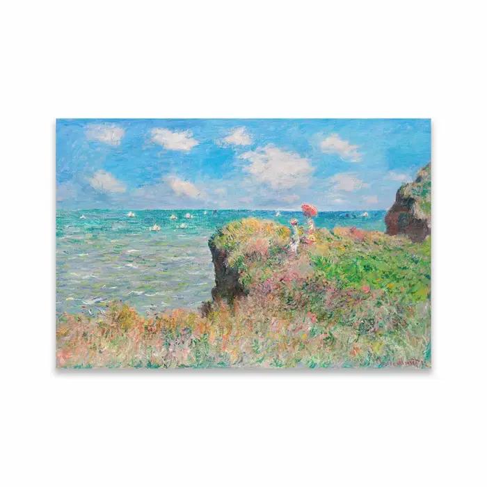 Peinture à l'huile classique Madame Monet et son fils, impression Claude Monet, affiche vintage, mur