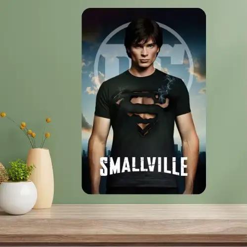 Affiche métallique de la série télévisée Smallville