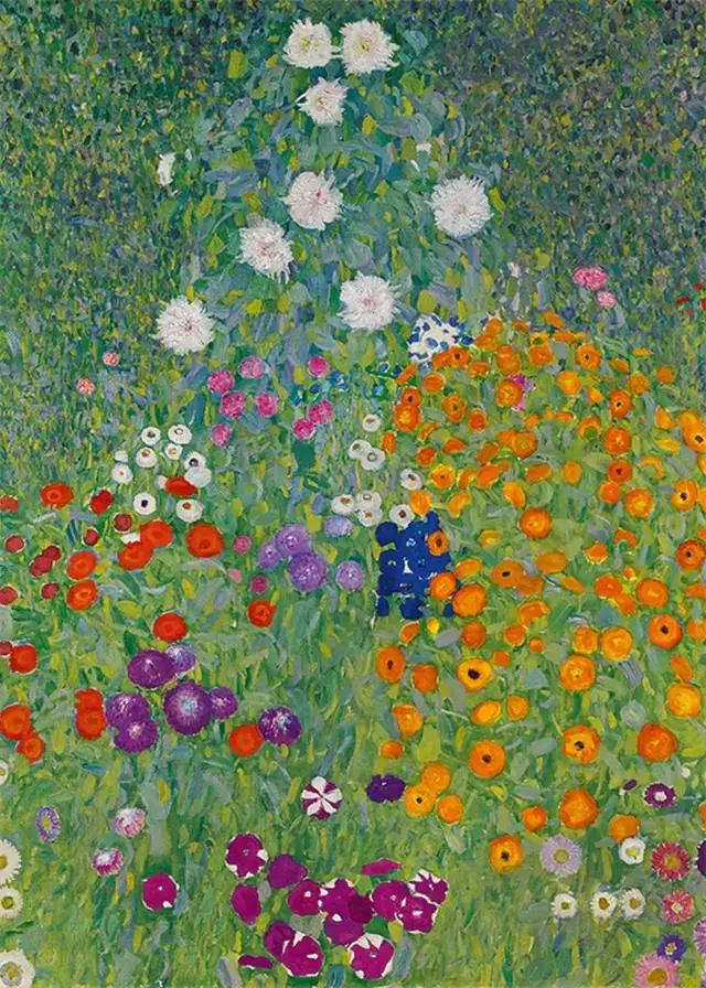 Gustav Klimt fleur jardin tournesols église toile peinture à l'huile plantes abstraites fleurs mur A