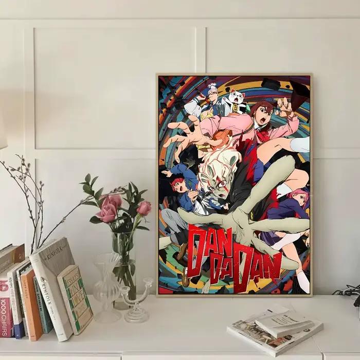 Affiches de films classiques d'anime japonais D-Dandadanes, affiche de qualité HD, peinture murale, 