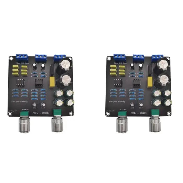 -A32M 2X 59Hz-234Hz filtre passe-bas carte croisée Super basse AC9V-12V double Point croisé NE5532 r