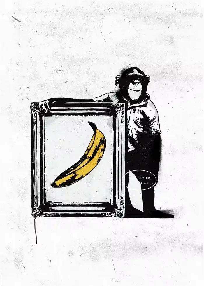 Classique rétro mur Art Banksy rue Graffiti HD toile impression affiche maison salon chambre peintur