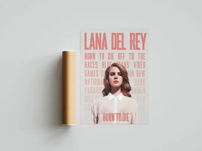 Lana Del Rey – affiche d'album de musique chaude, peinture sur toile Hip Hop, affiches et imprimés, 