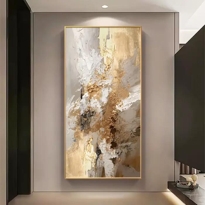 Toile d'art mural abstrait de luxe, décoration de maison élégante pour chambre à coucher, salon, zon