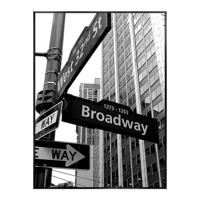 Affiches et imprimés de paysage de londres de New York, monuments de ville modernes, impression sur 