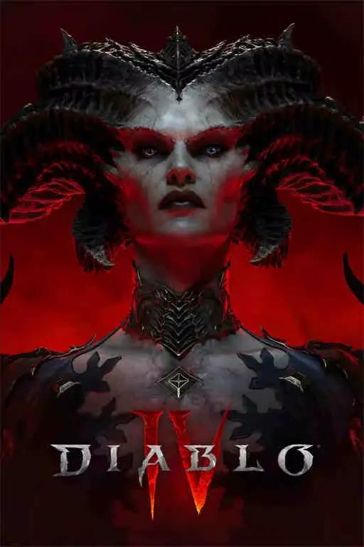 2023 Pop RPG Game Diablo 4 Poster Aesthetic Lilith Diablo IV Map Canvas Painting Wall Art Home Decor