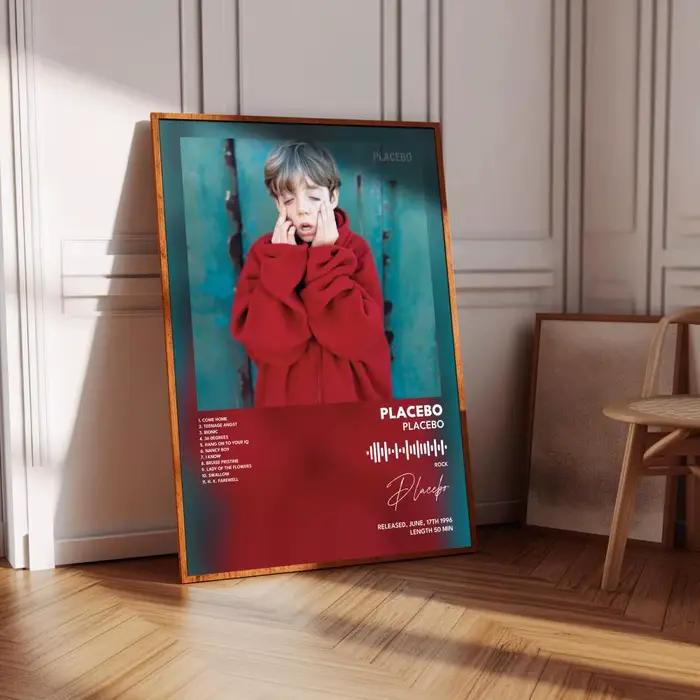 Affiche avec couverture d'album musical, peinture sur toile, impression artistique, décoration mural
