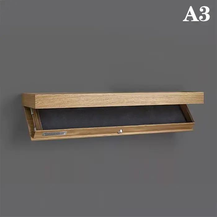 Étagère design de couleur unie avec compartiment Secret, étagère flottante dissimulée, Solution de r