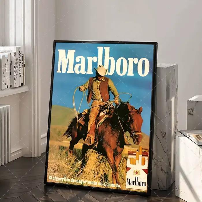Affiche artistique M-Marlboro avec impressions, décoration pour la maison, la chambre à coucher, le 