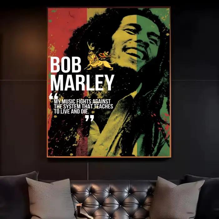 No Woman Cry – affiche Bob Marley légendaire, autocollants haute définition, cadeaux idéaux pour les