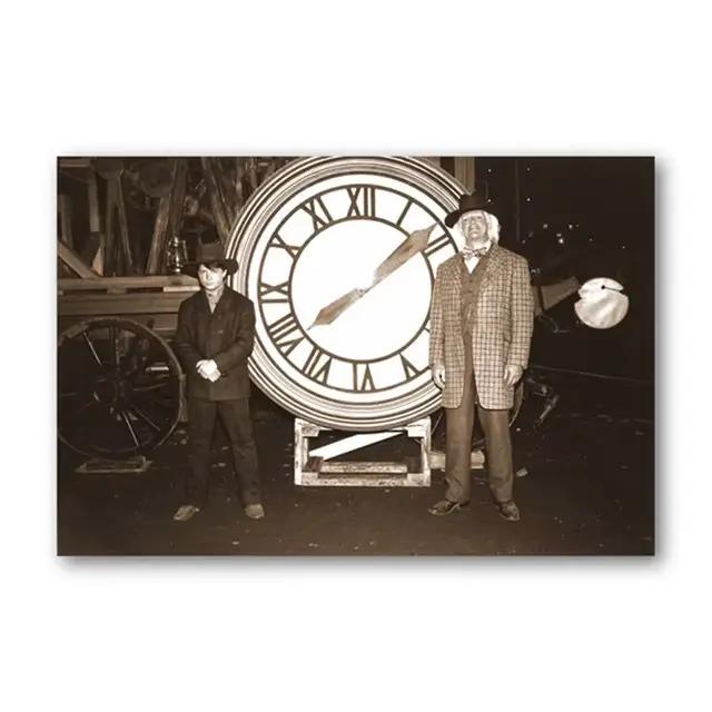 Tableau sur toile « Retour vers le futur », affiches rétro de films classiques, impressions d'art mu