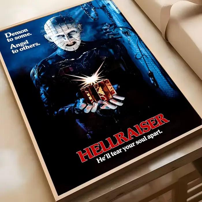 T-Terrifier 2 affiche de film d'horreur avec imprimés, décoration de maison, chambre à coucher, salo