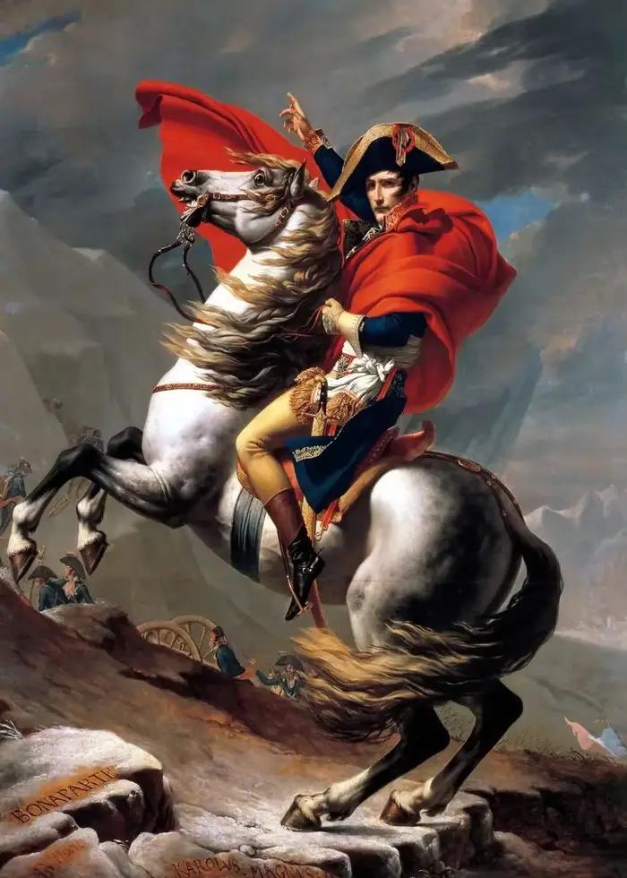 Napoléon Bonaparte Portrait affiche imprime traversant les alpes coronation de Napoléon I peinture t