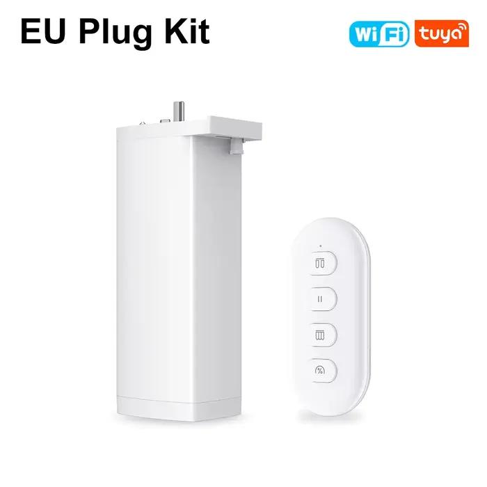 Moteur de rideau électrique intelligent WiFi/Zigbee Smart Life, moteur silencieux de 15 cm avec télé