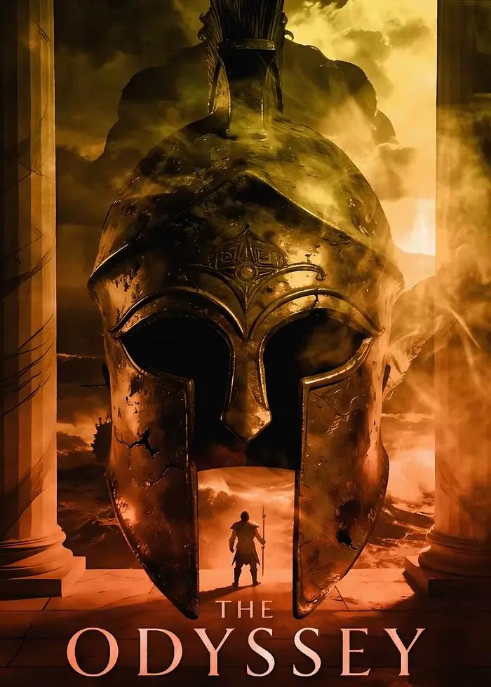 Affiche du dernier film « L'Odyssée » de Christopher Nolan, impressions sur toile, peinture murale «