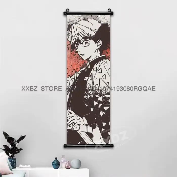 Demon Slayer Scrolls Picture Anime Poster, Home Decor Canvas, Confrontal Painting, Roji Mitsuri Wall