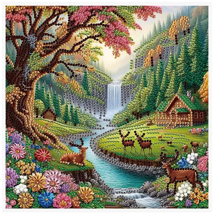5D bricolage diamant peinture Kit cerf paysage décoration bricolage Alien diamant mosaïque Art cadea