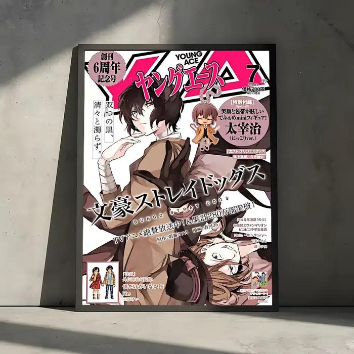 Affiche décorative murale Anime B-Bungo Stray D-DogS, autocollants d'art mural, impression Photo pou