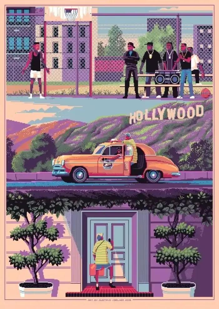 Peinture sur toile fantaisie du Prince de Bel-Air, affiches et imprimés, images d'art murales pour d