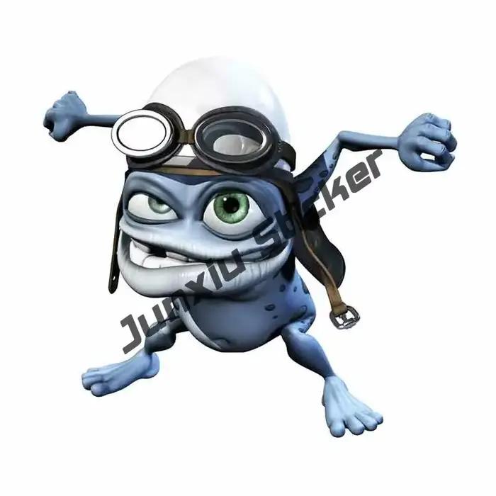 Crazy Frog – autocollants de moto et de voiture, dessin animé de grenouille drôle, décoratif, access