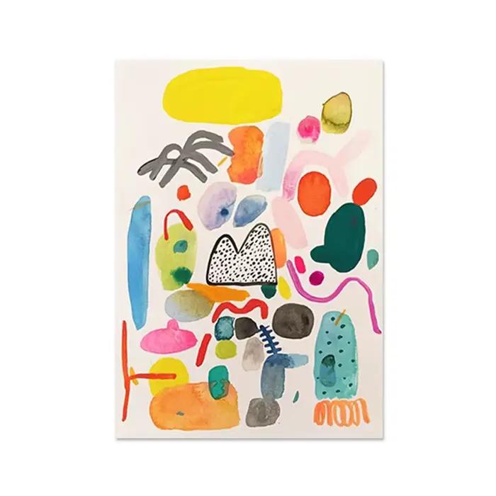 Image d'art mural sur toile faite à la main pour la décoration de la maison, freins abstremberg, con