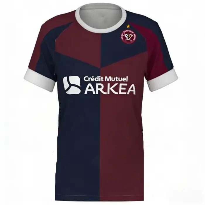 Maillot de rugby France TOP14 2026 Bordeaux-Bègles – Tenue d'entraînement et de match respirante, dé