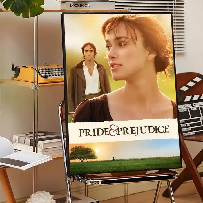 Affiche murale collante P-Pride & P-Prejudice, 1 pièce, impression artistique, imperméable, décor es