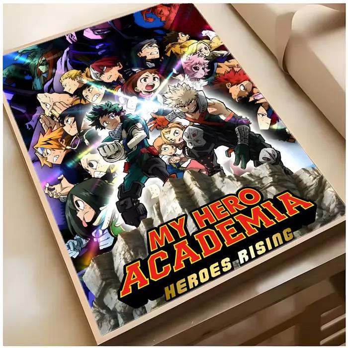 Affiche de super-héros d'anime M-My Hero Academia, décoration artistique et décoration intérieure po