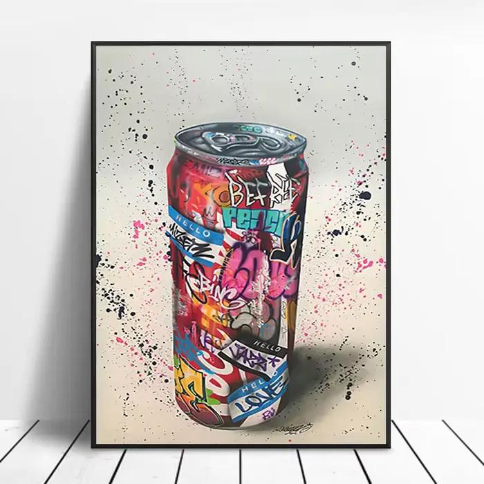 Affiche d'art Mural avec gestes de Graffiti de rue, décoration murale Pop abstraite, peintures sur t